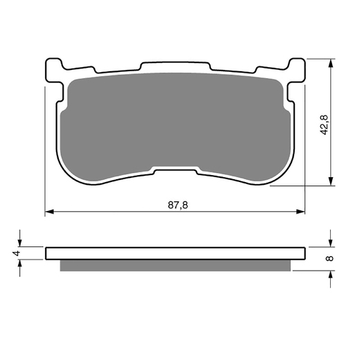 GOLDfren S3 Sintered Sports  Brake Pads - GF353S3