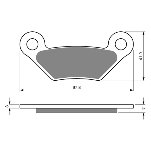 GOLDfren K5 Off-Road Racing Brake Pads - GF356K5