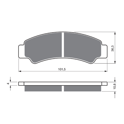 GOLDfren K5 Off-Road Racing Brake Pads - GF389K5