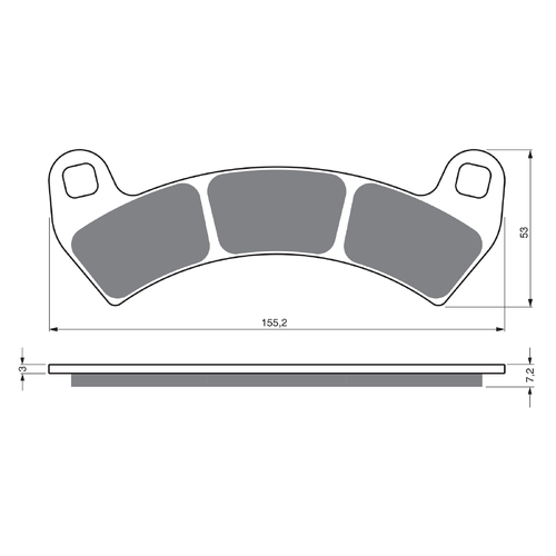 GOLDfren K5 Off-Road Racing Brake Pads - GF391K5