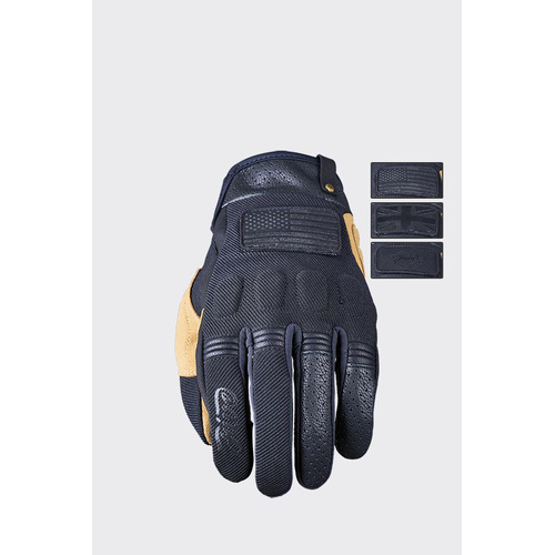 FIVE GLOVES SCRAMBLER BLACK TAN S