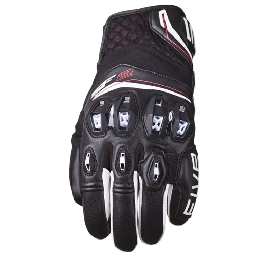 FIVE GLOVES SF-2 BLACK WHITE RED S