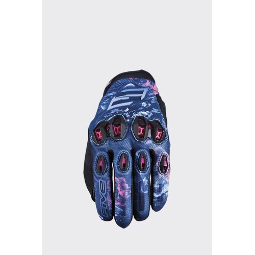 FIVE STUNT EVO 2 LADIES GLOVES FLOWERS PINK S