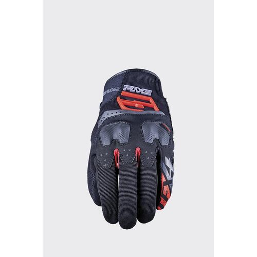 FIVE GLOVES TFX-4 WATER REPELLENT BLACK RED M