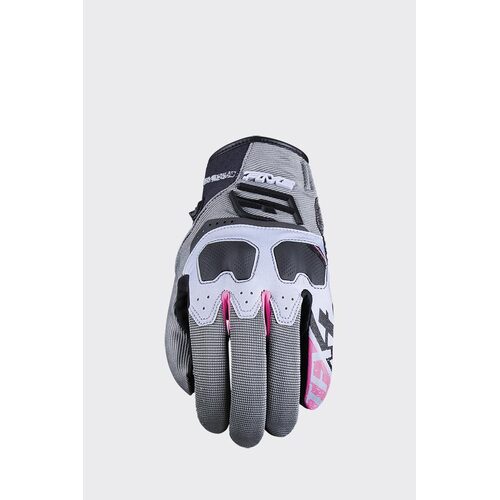 FIVE GLOVES TFX-4 WATER RESISTANT LADIES GLOVES GREY PINK M