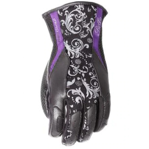 MOTODRY BELLA GLOVE LADIES BLACK/PURPLE S