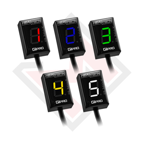 HEALTECH GEAR INDICATOR GIPRO DS-SERIES G2 (GPDT-K01) - RED