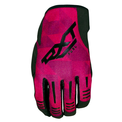 RXT FUEL JUNIOR MX GLOVES MAGENTA PINK BLACK 4