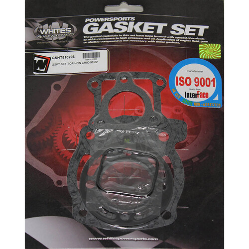 WHITES TOP END GASKET KIT - HONDA CR80 '92-02