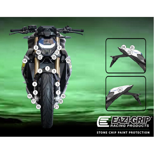 EAZI-GUARD PAINT PROTECTION FILM - BMW S1000R 2021  MATTE