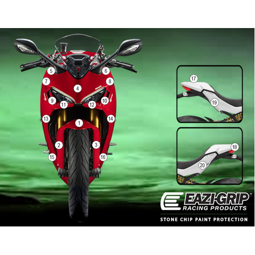 EAZI-GUARD PAINT PROTECTION FILM - DUCATI SUPERSPORT 2021  GLOSS