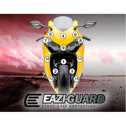 EAZI-GUARD PAINT PROTECTION FILM - HONDA CBR1000RR 2008 Â€“ 2011  MATTE