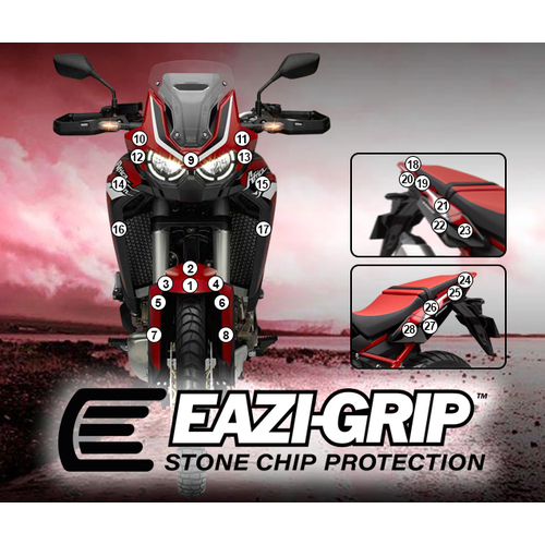EAZI-GUARD PAINT PROTECTION FILM - HONDA AFRICA TWIN 2020  GLOSS