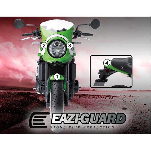 EAZI-GUARD PAINT PROTECTION FILM - KAWASAKI Z900RS CAFE  MATTE