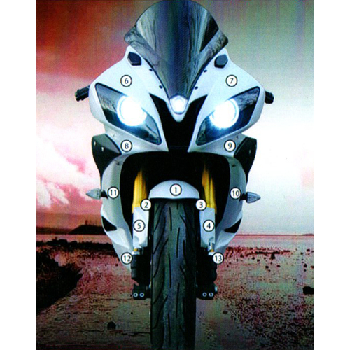 EAZI-GUARD PAINT PROTECTION FILM - YAMAHA YZF-R6 2008 - 2016  GLOSS