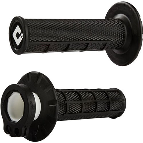 ODI MX HALF WAFFLE LOCK ON 2T/4T GRIP - BLACK 