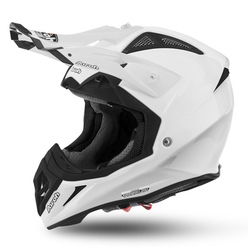 AIROH AVIATOR 2.2 JUNIOR  SOLID GLOSS WHITE XXS