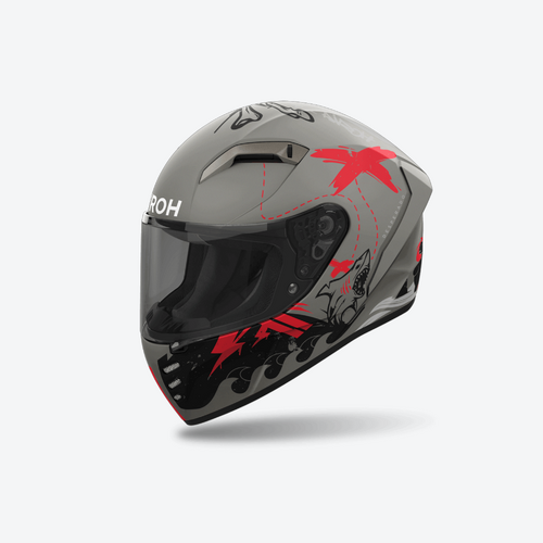 AIROH CONNOR HELMET DESPERADO ORANGE MATT S