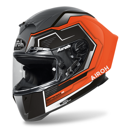 AIROH GP550-S RUSH FLURO ORANGE MATT S