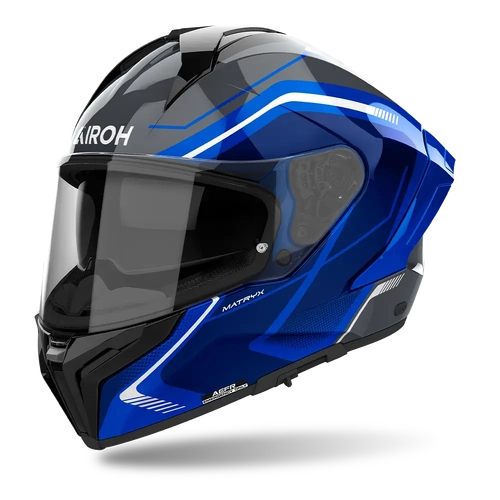 AIROH MATRYX HELMET WIDE BLUE GLOSS S