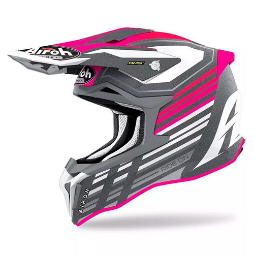 AIROH STRYCKER SHADED PINK MATT XS