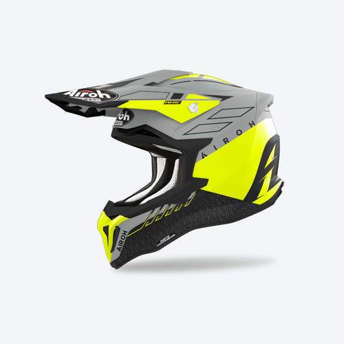 AIROH STRYCKER HELMET SKIN YELLOW  MATT XXL