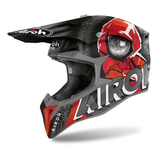 AIROH WRAAP ALIEN RED MATT S