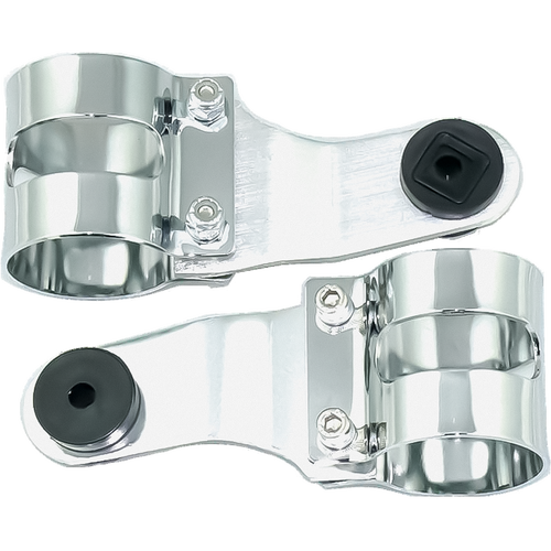 Motorcycle Specialties Alloy-Headlight Bracket Silver - HL18S