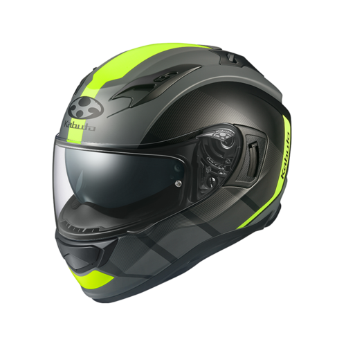 KABUTO HIKARI JM MATT BLACK FLURO XS