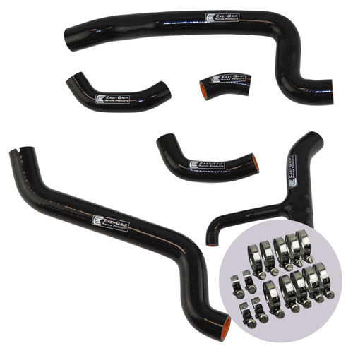 EAZI-GRIP SILICONE HOSE AND CLIP KIT - DUCATI 1098  BLACK