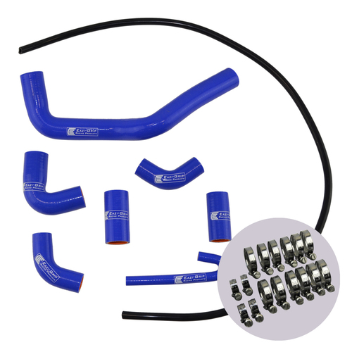 EAZI-GRIP SILICONE HOSE AND CLIP KIT - DUCATI PANIGALE V4  BLUE