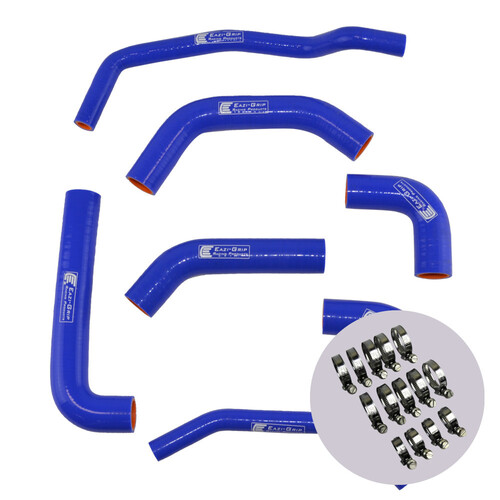 EAZI-GRIP SILICONE HOSE AND CLIP KIT - KAWASAKI ZX-10R 2016 - 2019  BLUE