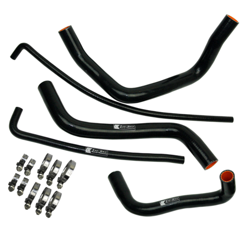 EAZI-GRIP SILICONE HOSE AND CLIP KIT - SUZUKI GSX-R1000 2009 - 2016  BLACK