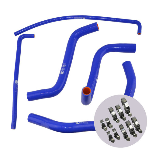 EAZI-GRIP SILICONE HOSE AND CLIP KIT - SUZUKI GSX-R1000 2009 Â€“ 2016  BLUE