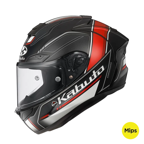 KABUTO F17 GP MIPS FORTE FLAT BLACK RED M