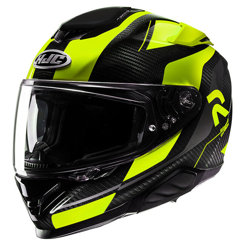 HJC RPHA 71 HELMET CARBON HAMIL MC-3H BLACK YELLOW M