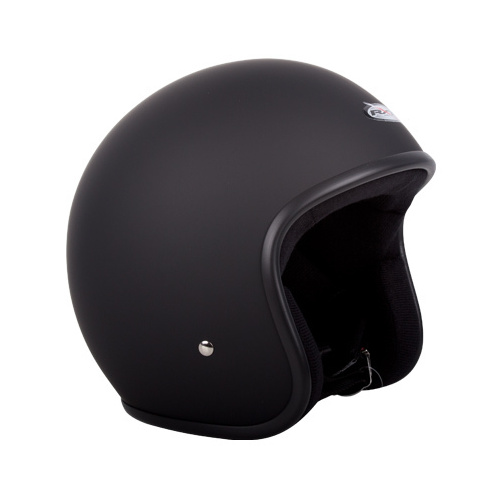 RXT LOW RIDE OPEN FACE HELMET NO STUDS MATT BLACK XXS