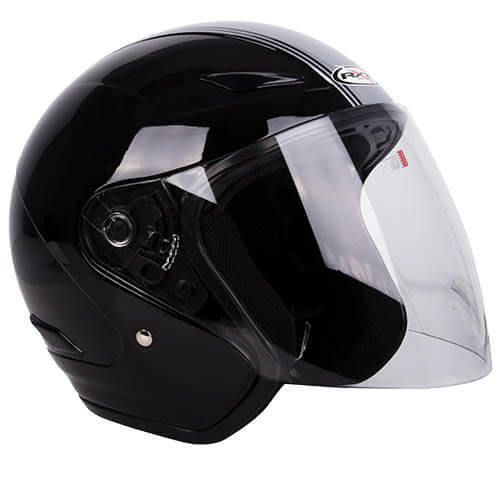 RXT A218 METRO HELMET BLACK LIGHT SILVER XS