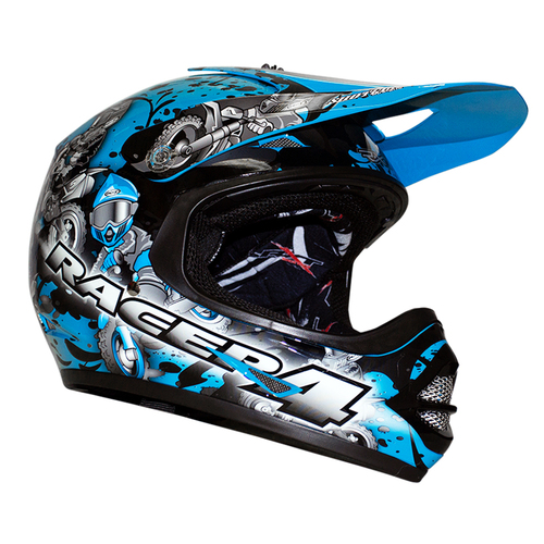 RXT RACER 4 KIDS HELMET BLUE XXS