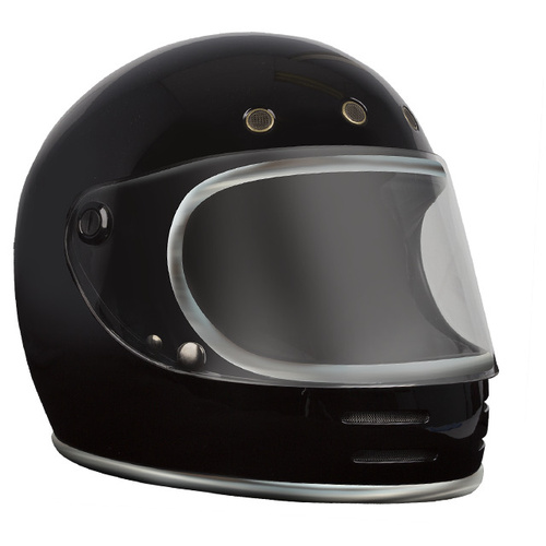 RXT STONE FULL FACE SOLID GLOSS BLACK S