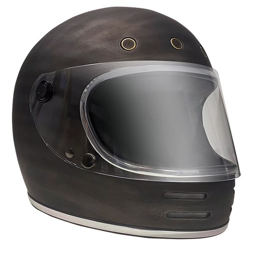 RXT STONE FULL FACE PATINA BLACK SILVER S