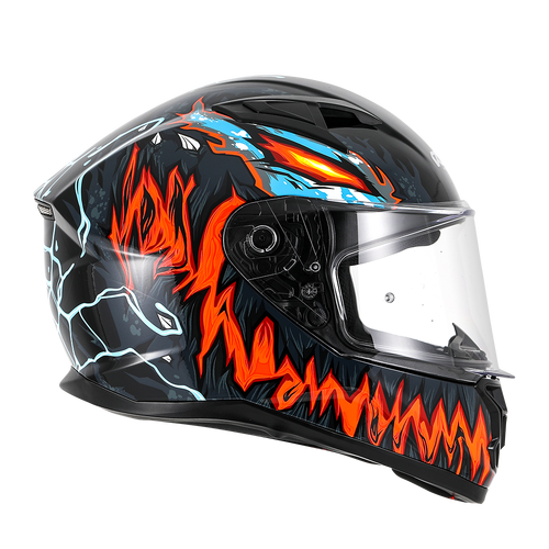 RXT STREET 2 REVENGE HELMET GLOSS BLACK RED S