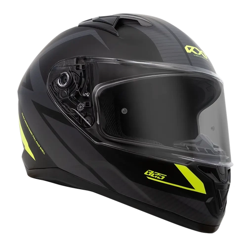 RXT STREET 2 HELMET MATT BLACK GREY FLURO S