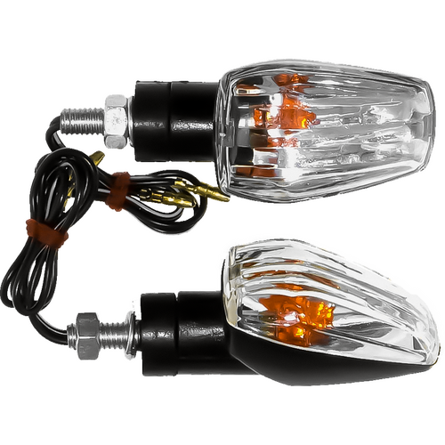 MOTORCYCLE SPECIALTIES CUBIC MINI INDICATOR CLEAR LENS AMBER BULB - IU49LH