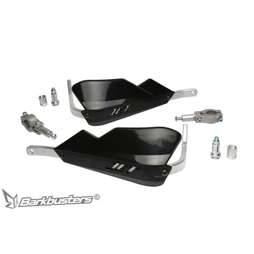 BARKBUSTERS JET HANDGUARD STRAIGHT 22mm TWO POINT MOUNT - BLACK