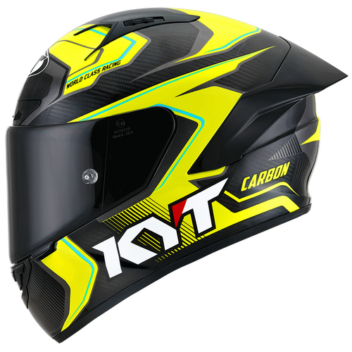 KYT NZ RACE COMPETITION CARBON YELLOW XS