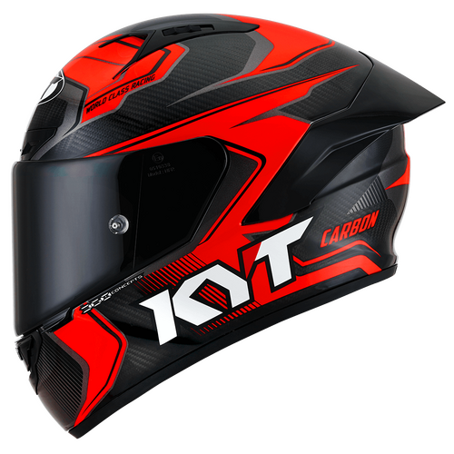 KYT NZ RACE COMPETITION CARBON RED XS