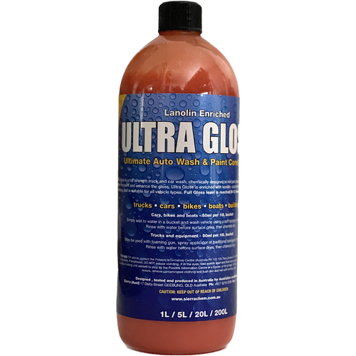 LANOLIN ENRICHED ULTRA GLOSS WASH - PAINT CONDITIONER 1L