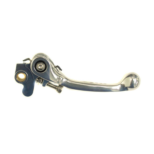 WHITES FOLDING BRAKE LEVER SILVER - HONDA CR/CRF