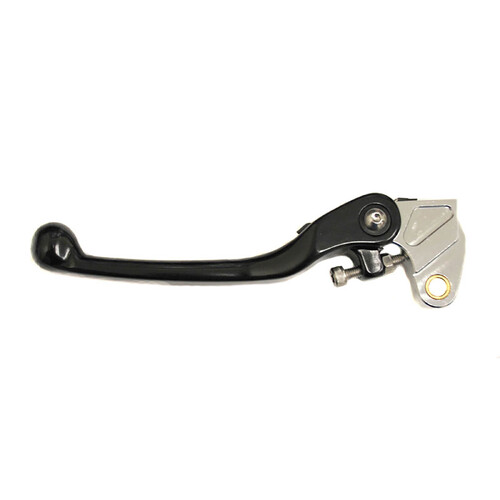 WHITES FOLDING CLUTCH LEVER BLACK - KAWASAKI KX/KXF '94-04 SUZUKI RMZ '04-11